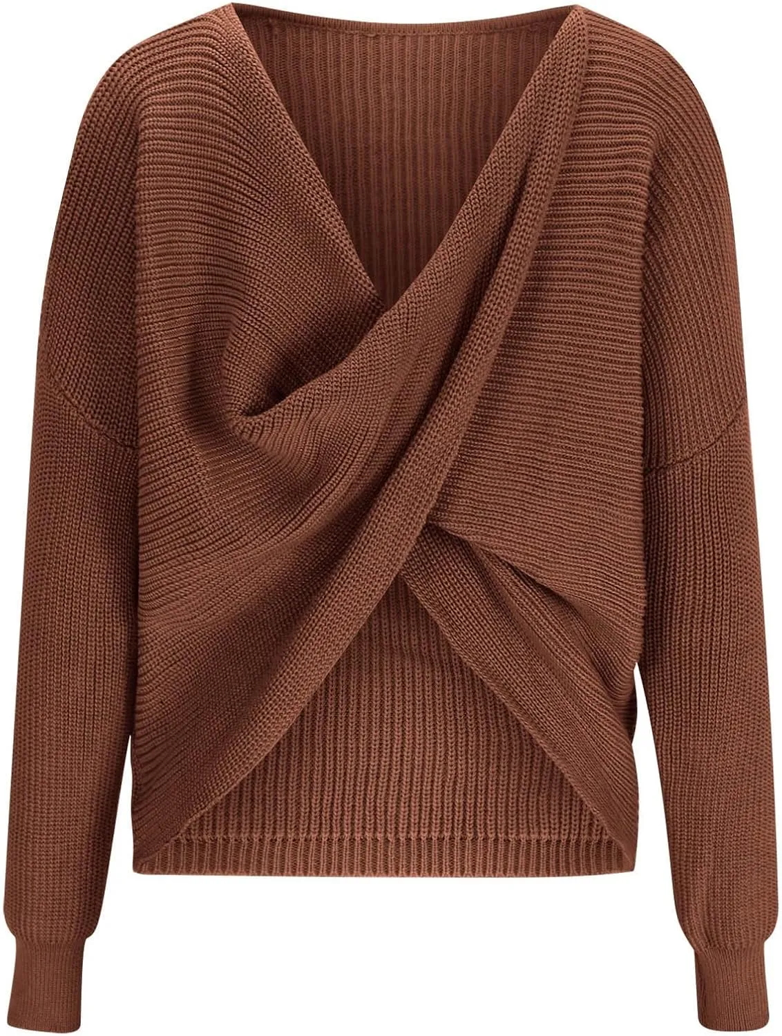 2024 Fall Winter Sweaters for Women Off The Shoulder Sweater Oversized Knit Long Sleeve Sweaters Tunic Tops