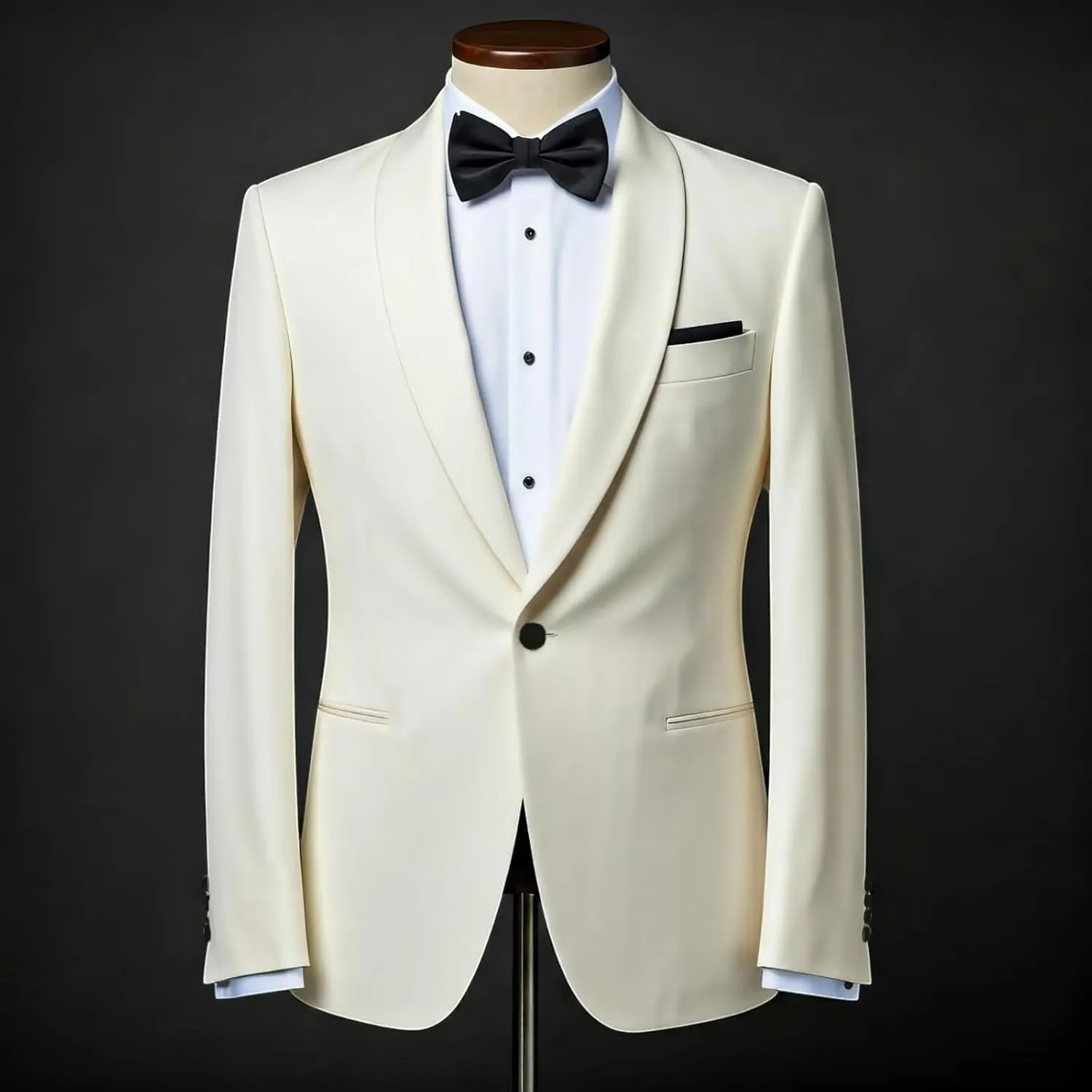 3 Piece Men's Double Breasted Suit Shawl Lapel One Button Tuxedo Suits for Men Classic Wedding Suit-Tailored Suit