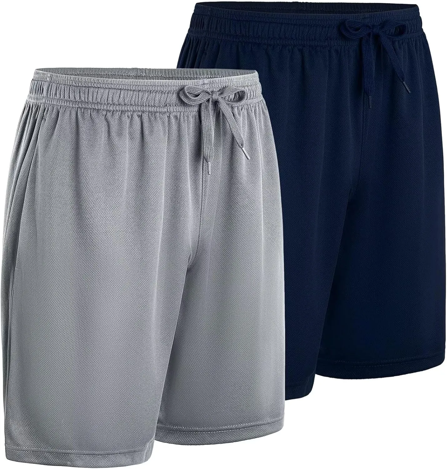 Athletic Shorts Pack for Men Breathable Athletic Gym Shorts Elastic Waistband Quick Dry