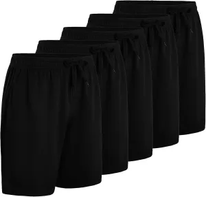 Athletic Shorts Pack for Men Breathable Athletic Gym Shorts Elastic Waistband Quick Dry