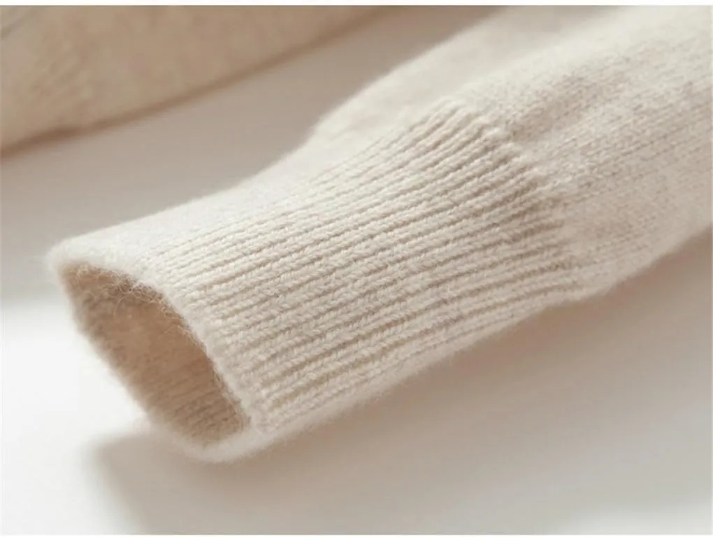 Autumn/Winter Men Sweaters Goat Cashmere Knitted Jumpers Warm V-Neck Men Tops Sweaters