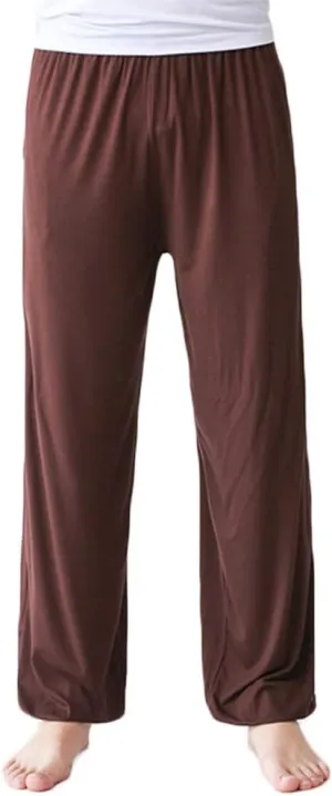 AvaCostume Men's Lightweight Loose Yoga Pants Elastic Waist Modal Yoga Harem Pants