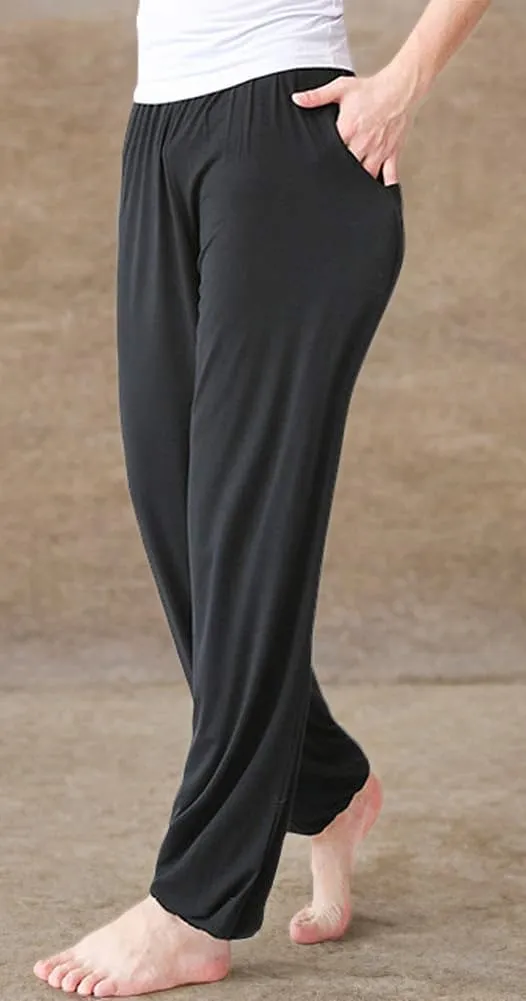AvaCostume Men's Lightweight Loose Yoga Pants Elastic Waist Modal Yoga Harem Pants