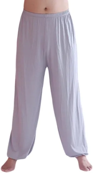 AvaCostume Men's Lightweight Loose Yoga Pants Elastic Waist Modal Yoga Harem Pants