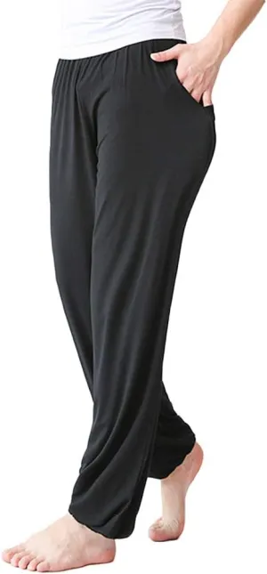 AvaCostume Men's Lightweight Loose Yoga Pants Elastic Waist Modal Yoga Harem Pants