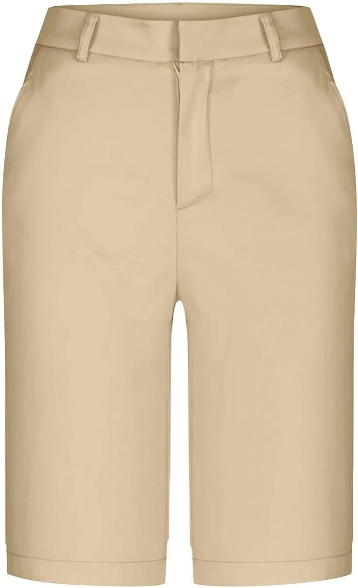 Bermuda Shorts for Women 2025 High Waisted Stretchy Short Trousers Dressy Casual Hiking Pants Summer Vacation Outfits