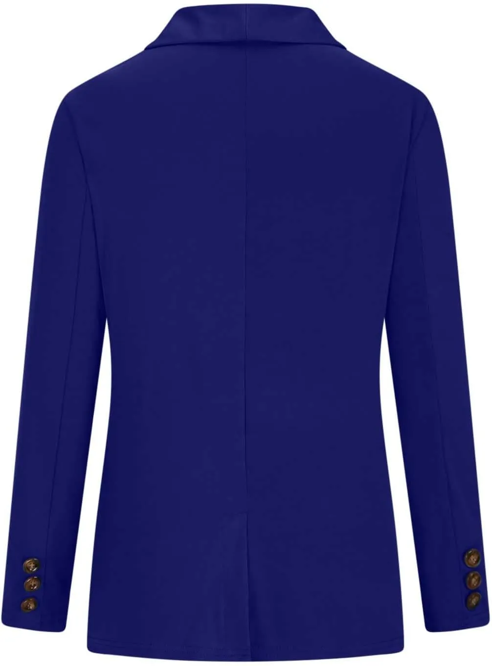 Blazer for Women Long Sleeve Lapel Open Front Business Casual Workwear Coat Solid Trendy Office Work Tailored Jackets