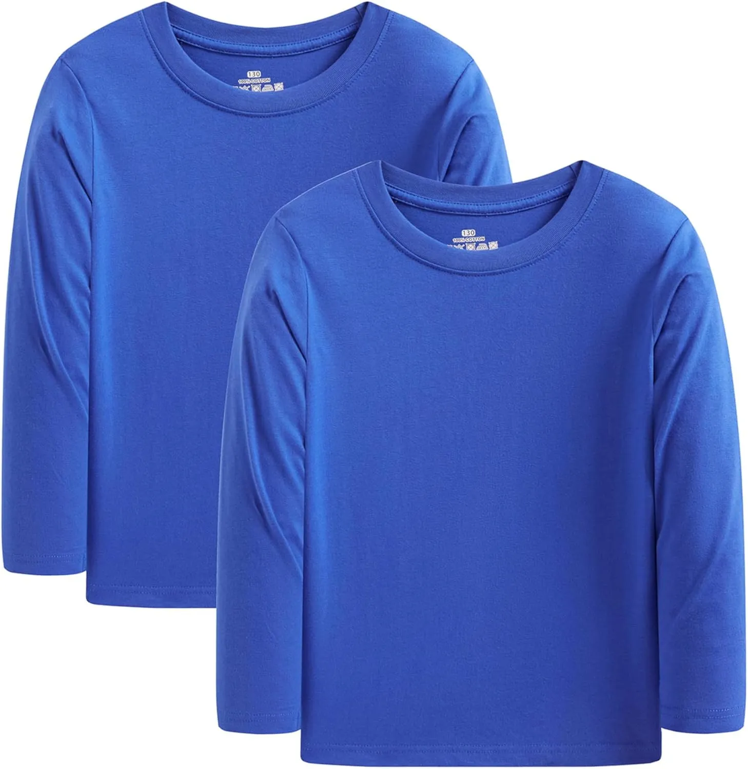 Cadidi Dinos Boys Girls Long Sleeve Shirts Cotton Casual Crewneck Printed Kids T-Shirts