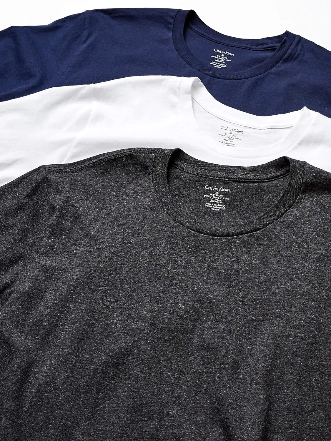Calvin Klein Men's Cotton Classics 3-Pack Crew Neck T-Shirts