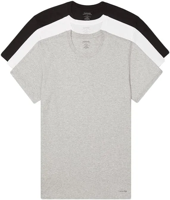 Calvin Klein Men's Cotton Classics 3-Pack Crew Neck T-Shirts