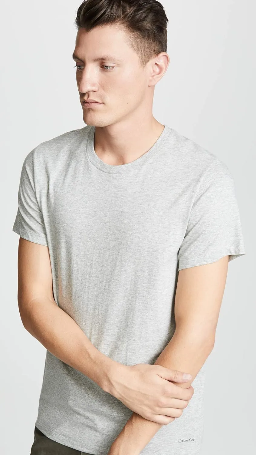 Calvin Klein Men's Cotton Classics 3-Pack Crew Neck T-Shirts