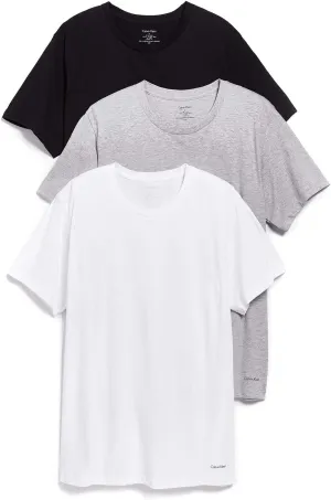 Calvin Klein Men's Cotton Classics 3-Pack Crew Neck T-Shirts