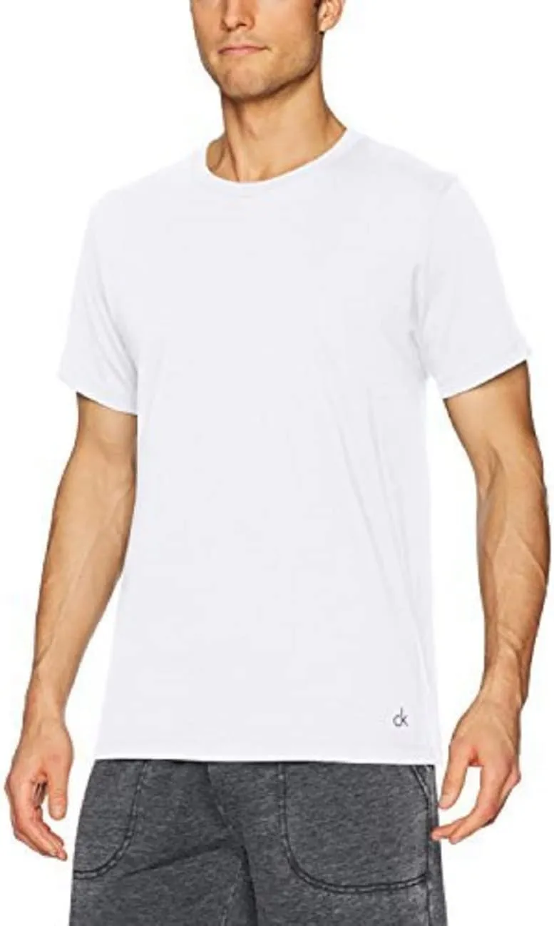 Calvin Klein Men's Cotton Slim Fit Crew Neck T-Shirts