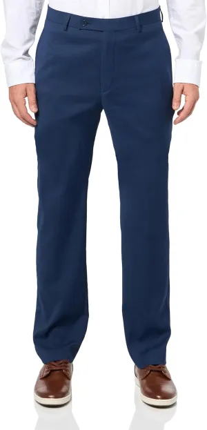 Calvin Klein Men's Slim Fit Dress Pants | Suit Pants for Men | Stretch Comfort Fabric, Tailored Silhouette, Wrinkle-Resistant, Ready-to-Wear | Blue 30/34