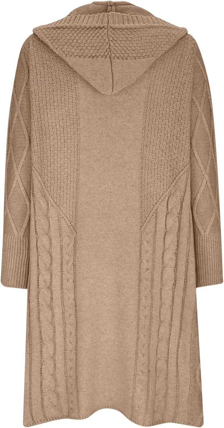 Cardigan Sweaters Womens Oversized Chunky Kimono Slouchy Wrap Batwing Sleeve Sweater Open Front Outwear Knitwear Coats