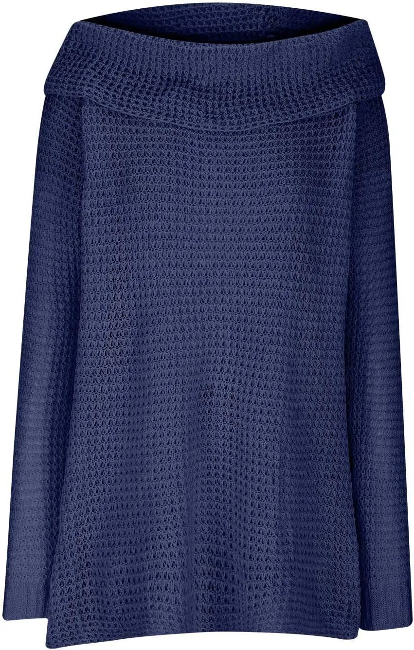 Chunky Knit Sweater for Women Long Sleeve Turtleneck Pullover Tops Comfy Warm Jumper Solid Classic Casual Sweaters