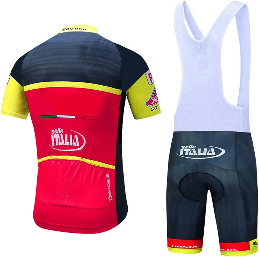 Cycling Jersey Set Mens Short Sleeves Biking Jerseys Bicycle Jacket Clothing Suit C127