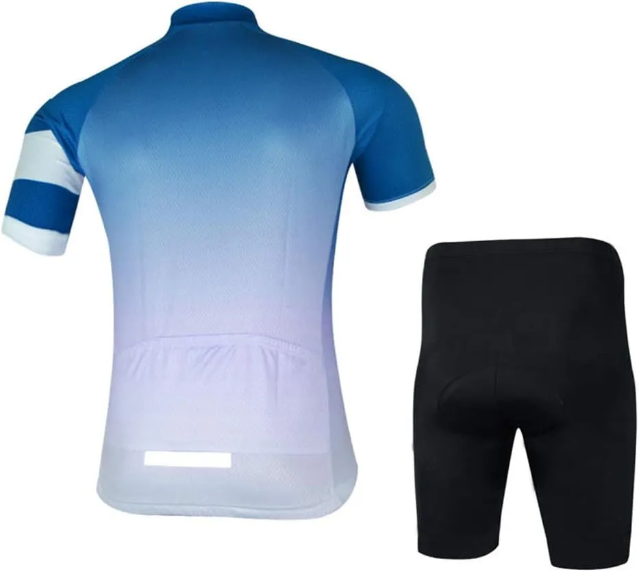 Cycling Jersey Set Mens Short Sleeves Biking Jerseys Bicycle Jacket Clothing Suit C9