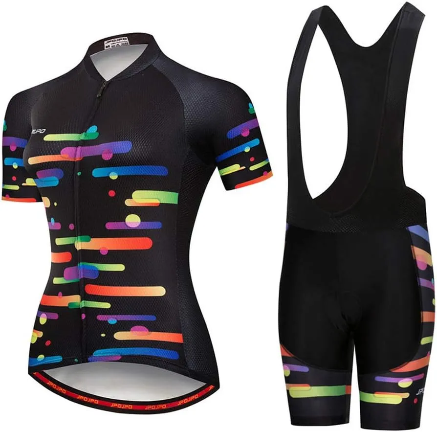 Cycling Jersey Set Womens Short Sleeves Biking Jerseys Bicycle Jacket Clothing Suit C68