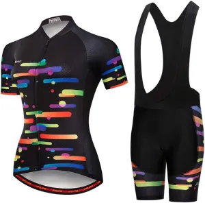 Cycling Jersey Set Womens Short Sleeves Biking Jerseys Bicycle Jacket Clothing Suit C68