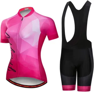 Cycling Jersey Set Womens Short Sleeves Biking Jerseys Bicycle Jacket Clothing Suit C74