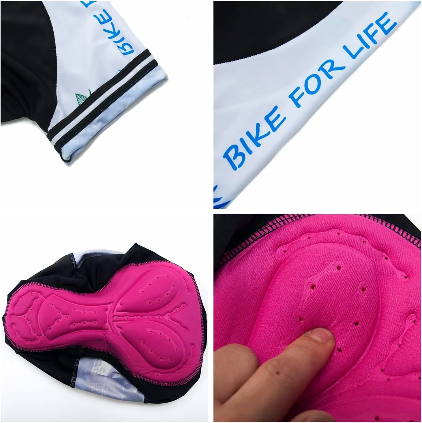 Cycling Jersey Shorts Set Padded Women Bike Bicycle Top Suit Summer
