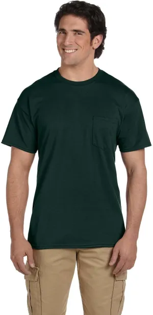 Gildan Adult DryBlend Workwear T-Shirts with Pocket, 2-Pack