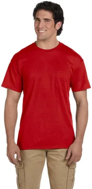Gildan Adult DryBlend Workwear T-Shirts with Pocket, 2-Pack