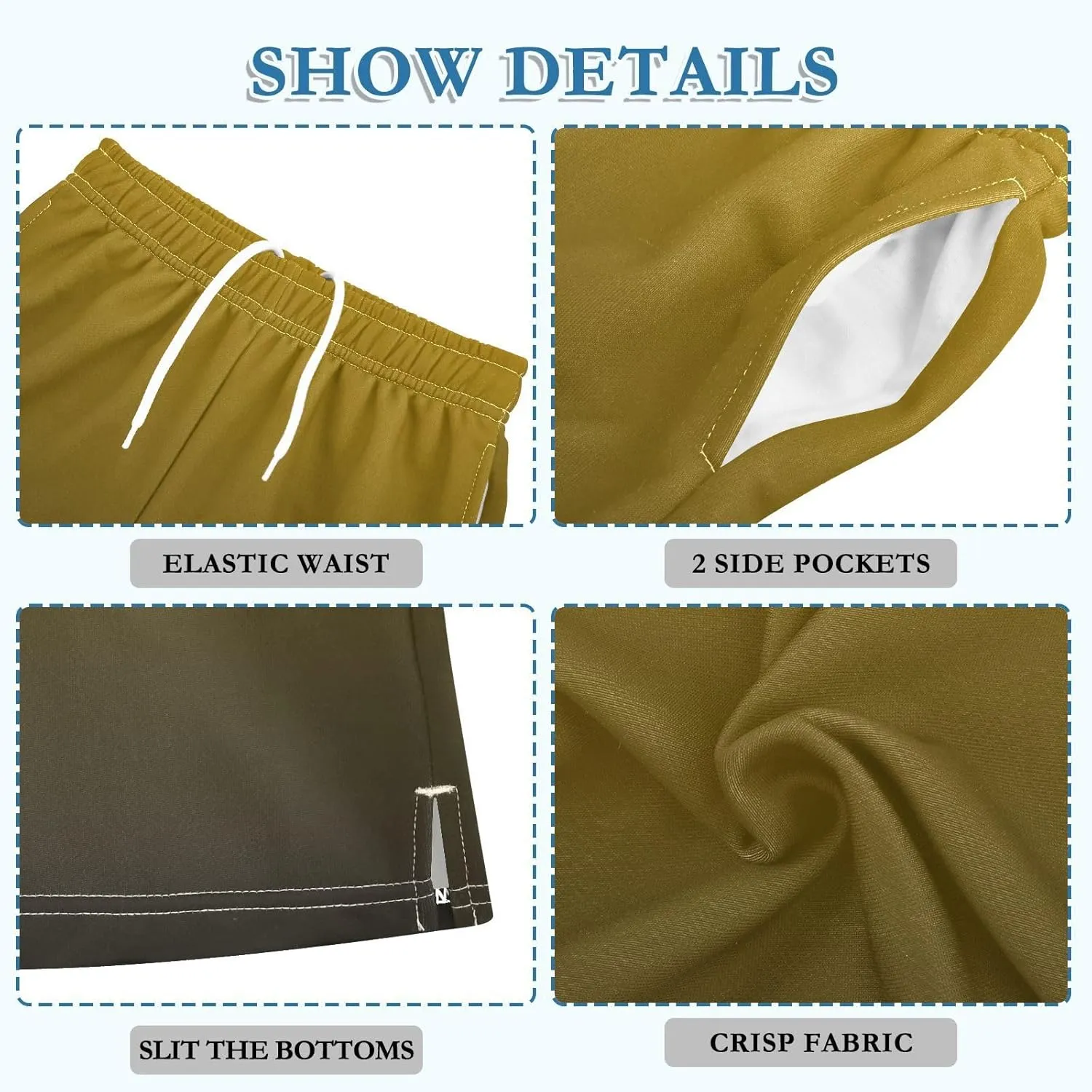 Gradient Boys Athletic Shorts Quick Dry Kids Active Soccer Shorts with Pockets