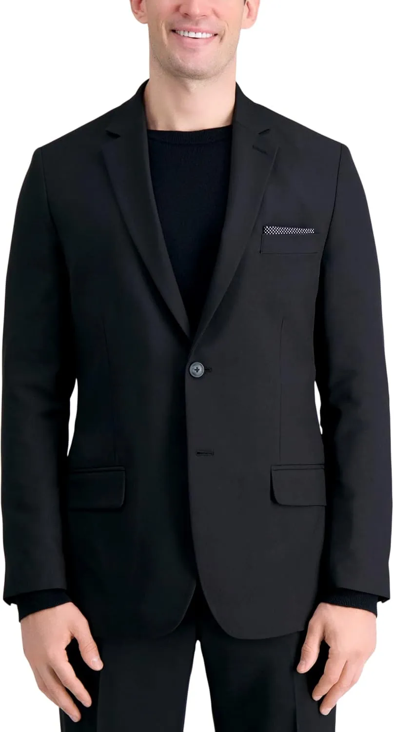 Haggar Men's Smart Wash with Repreve Tailored Fit Suit Separates-Pants & Jackets