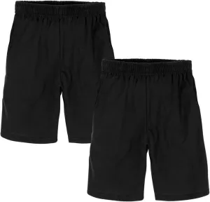 Hanes Boys’ Jersey Shorts Pack, 2-Pack, Cotton Shorts for Boys with Pockets, Pull-On Shorts
