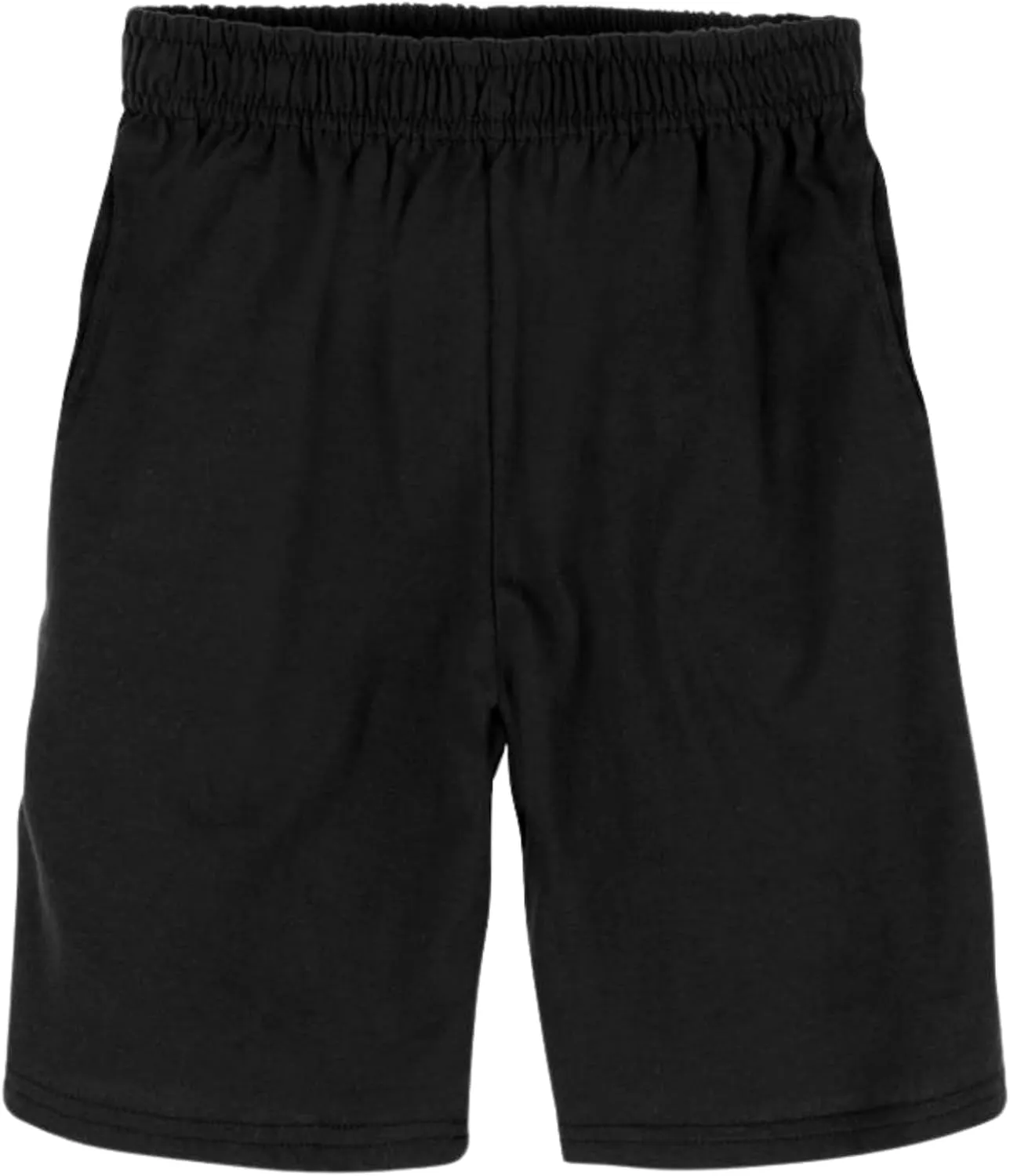 Hanes Boys’ Jersey Shorts Pack, 2-Pack, Cotton Shorts for Boys with Pockets, Pull-On Shorts