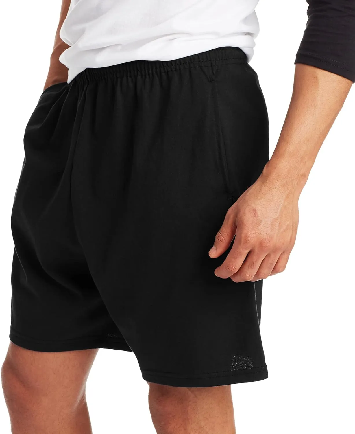 Hanes Men's Jersey Pocket Short