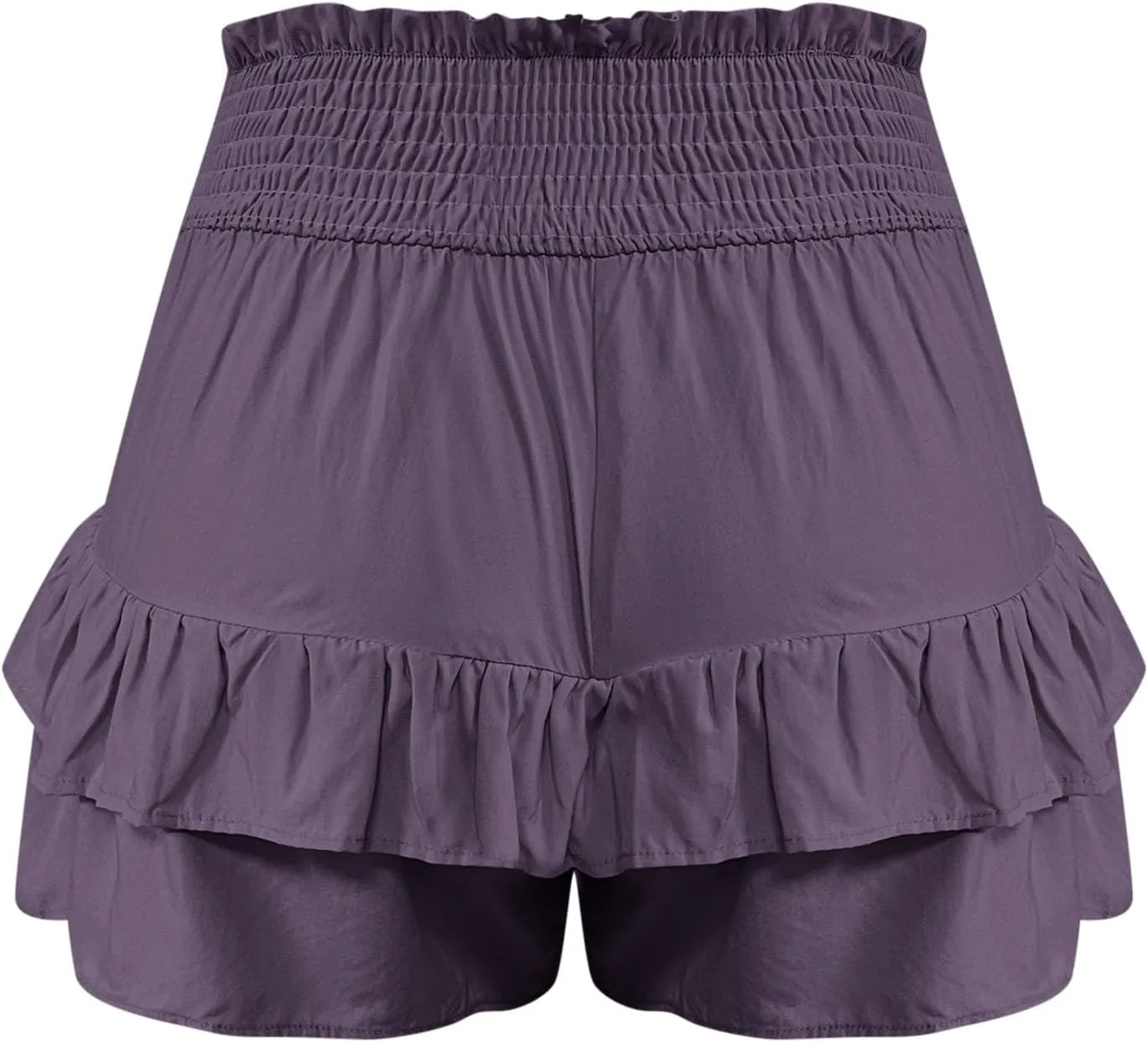 High Waisted Shorts for Women Summer Bermuda Shorts Flowy Casual Ruffle Shorts Trendy Beach Shorts Mini Pleated Skirt