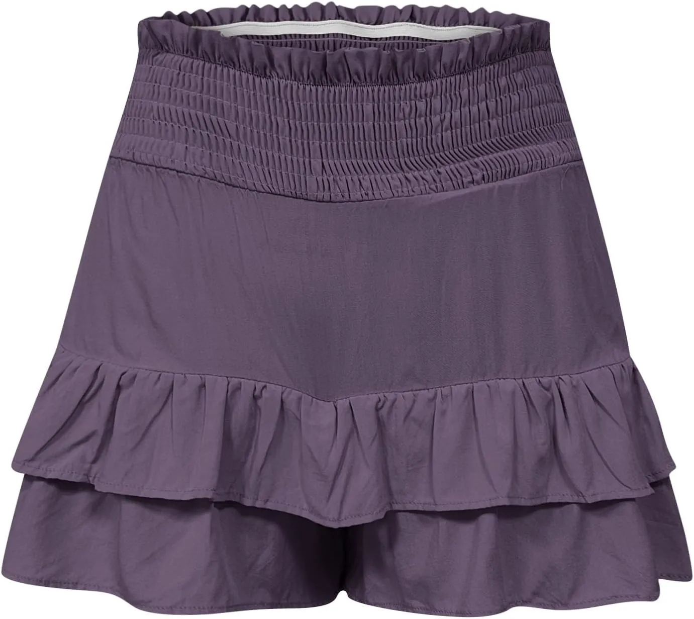 High Waisted Shorts for Women Summer Bermuda Shorts Flowy Casual Ruffle Shorts Trendy Beach Shorts Mini Pleated Skirt