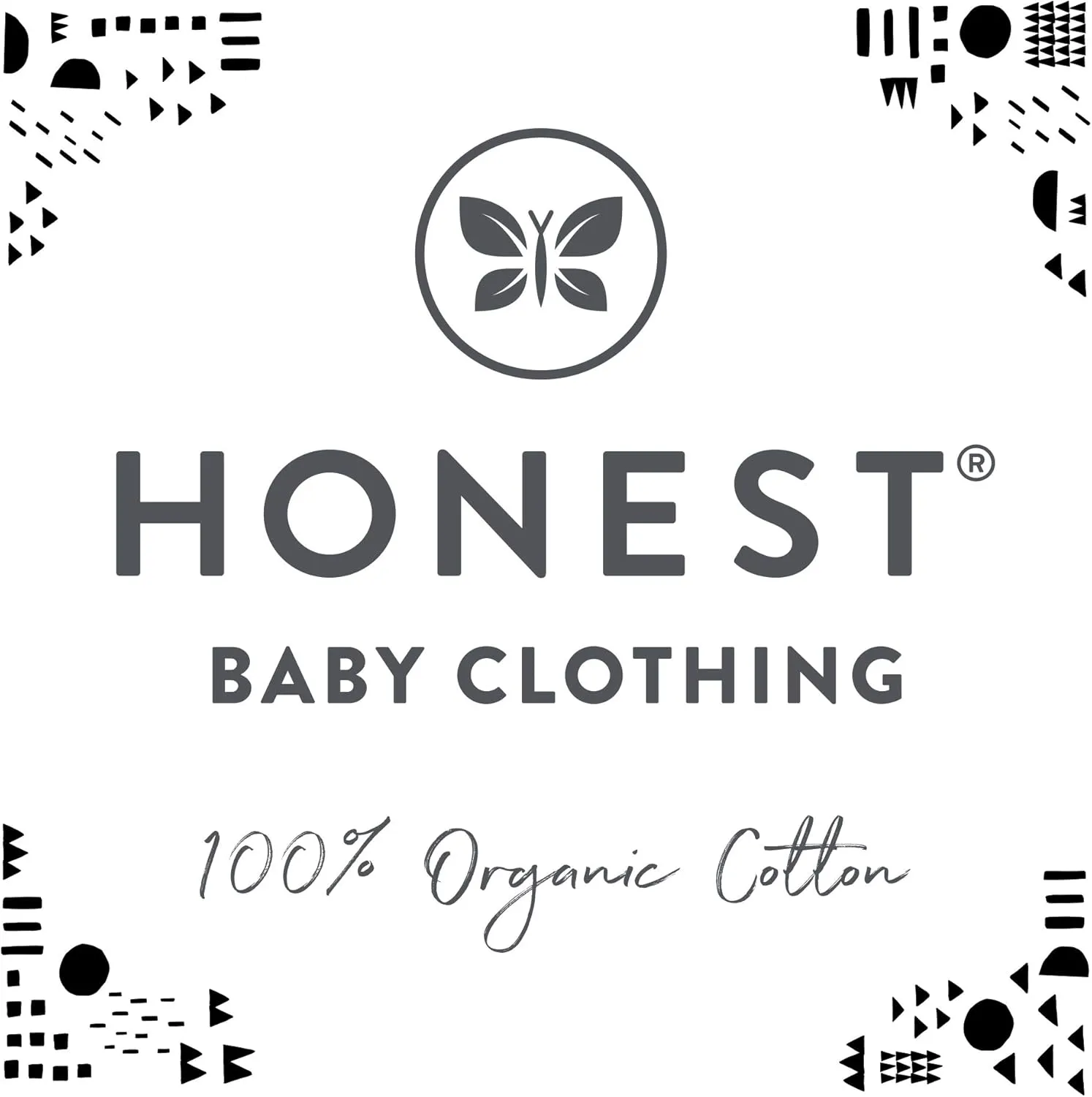 HonestBaby baby-girls 5-pack Puff Sleeve T-shirts 100% Organic Cotton Baby, Toddler, Little Kid, Girl