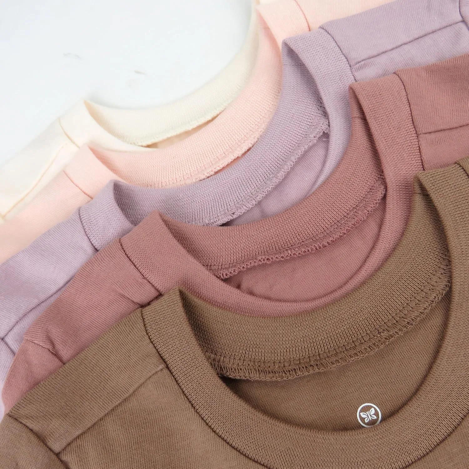 HonestBaby Multipack Long Sleeve T-shirts Tee 100% Organic Cotton Baby, Toddler, Kids, Boys, Girls