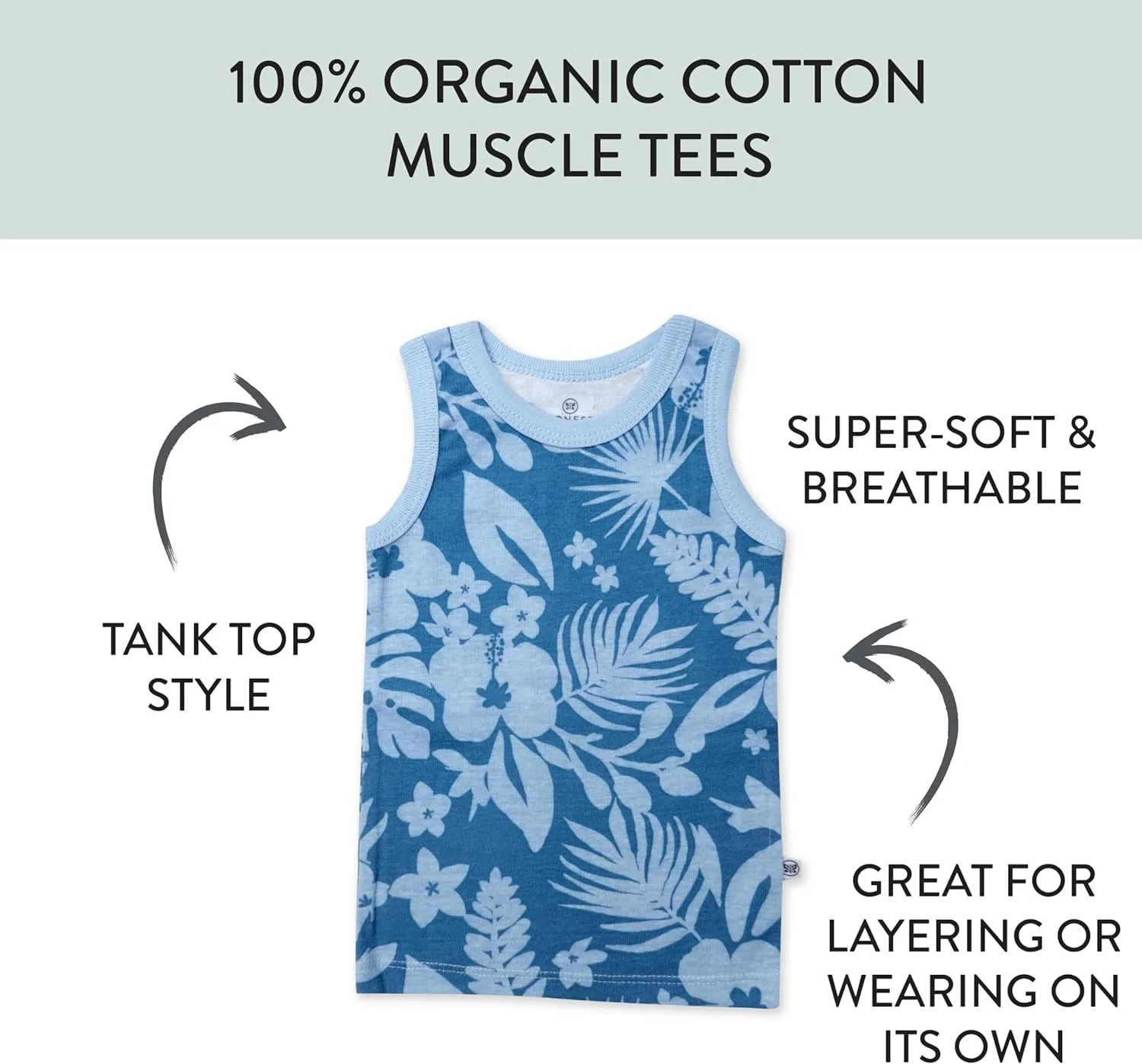 HonestBaby Multipack Long Sleeve T-shirts Tee 100% Organic Cotton Baby, Toddler, Kids, Boys, Girls