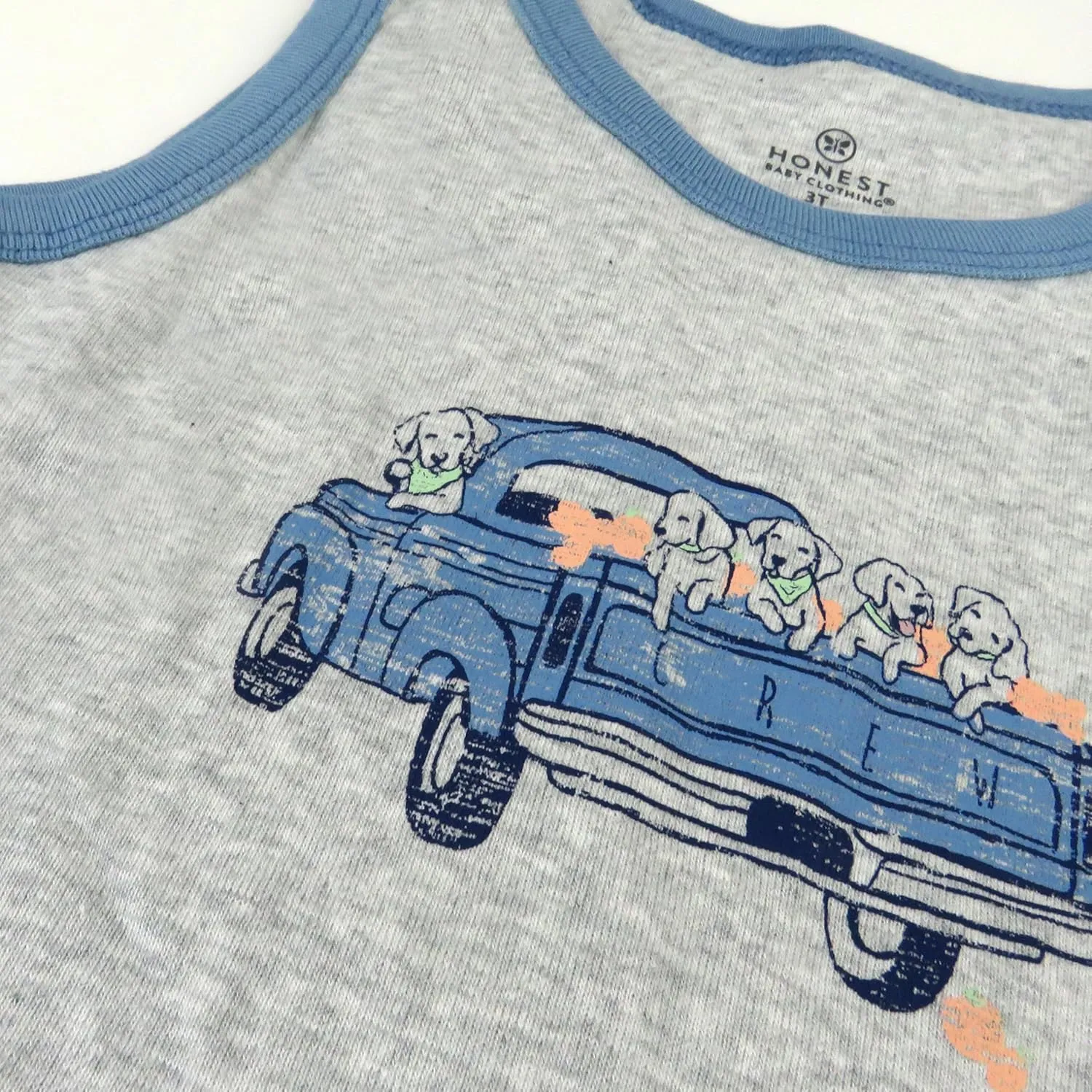 HonestBaby Multipack Long Sleeve T-shirts Tee 100% Organic Cotton Baby, Toddler, Kids, Boys, Girls