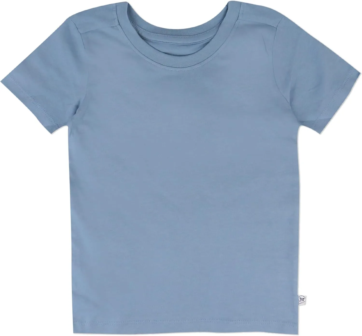 HonestBaby Multipack Short Sleeve T-Shirt Tee 100% Organic Cotton Infant Baby, Toddler, Little Kids Boys, Girls, Unisex