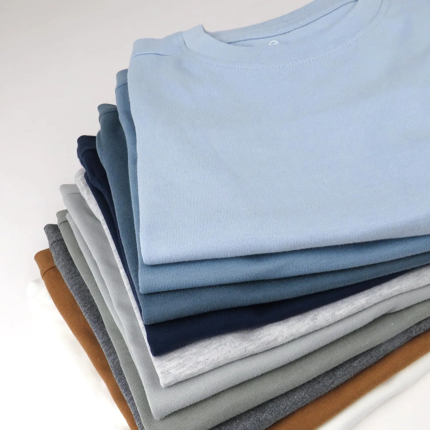 HonestBaby Multipack Short Sleeve T-Shirt Tee 100% Organic Cotton Infant Baby, Toddler, Little Kids Boys, Girls, Unisex