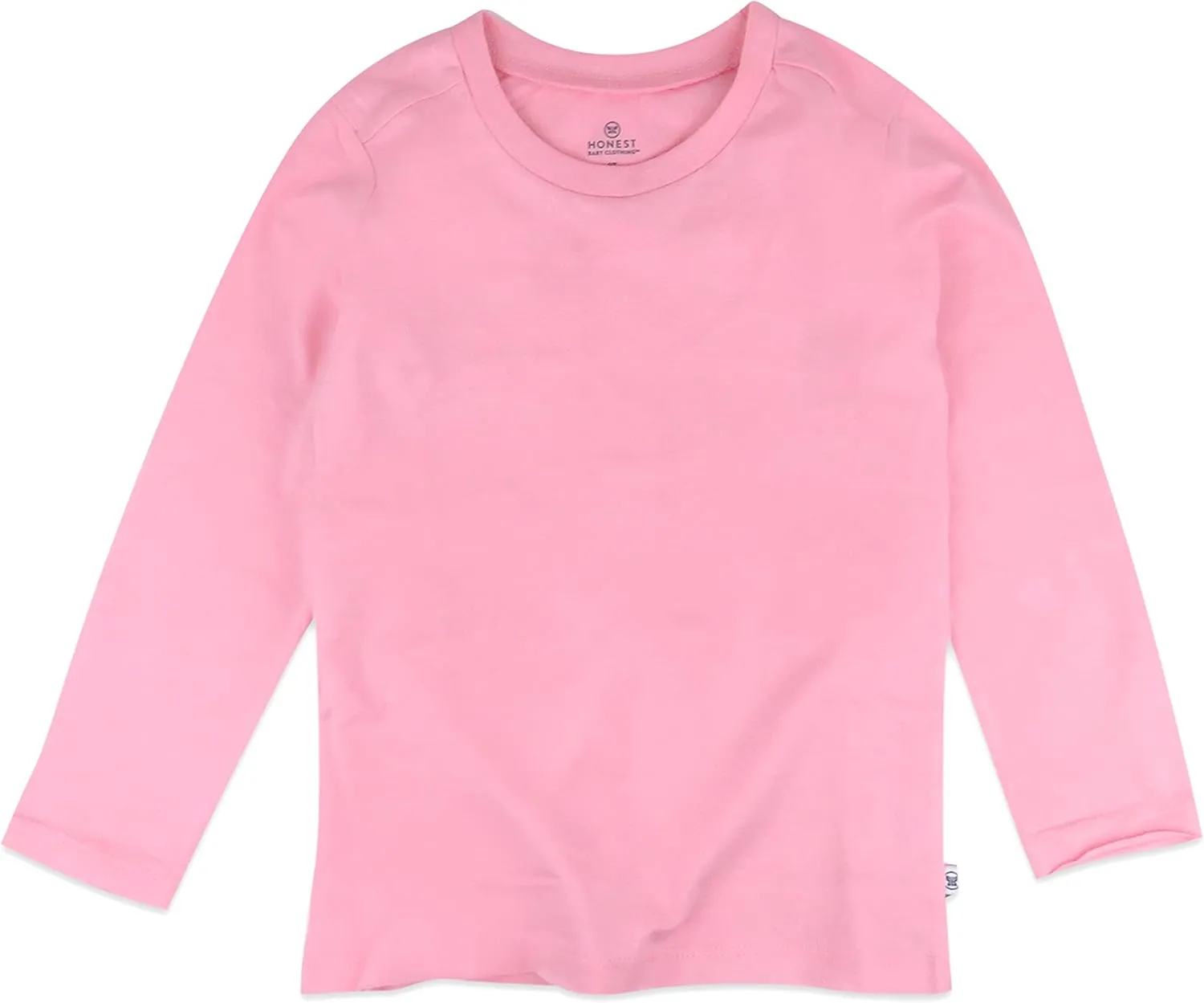 HonestBaby unisex-baby 10 Pack Long Sleeve T Shirts 100% Organic Cotton for Toddler, Boys, Girls