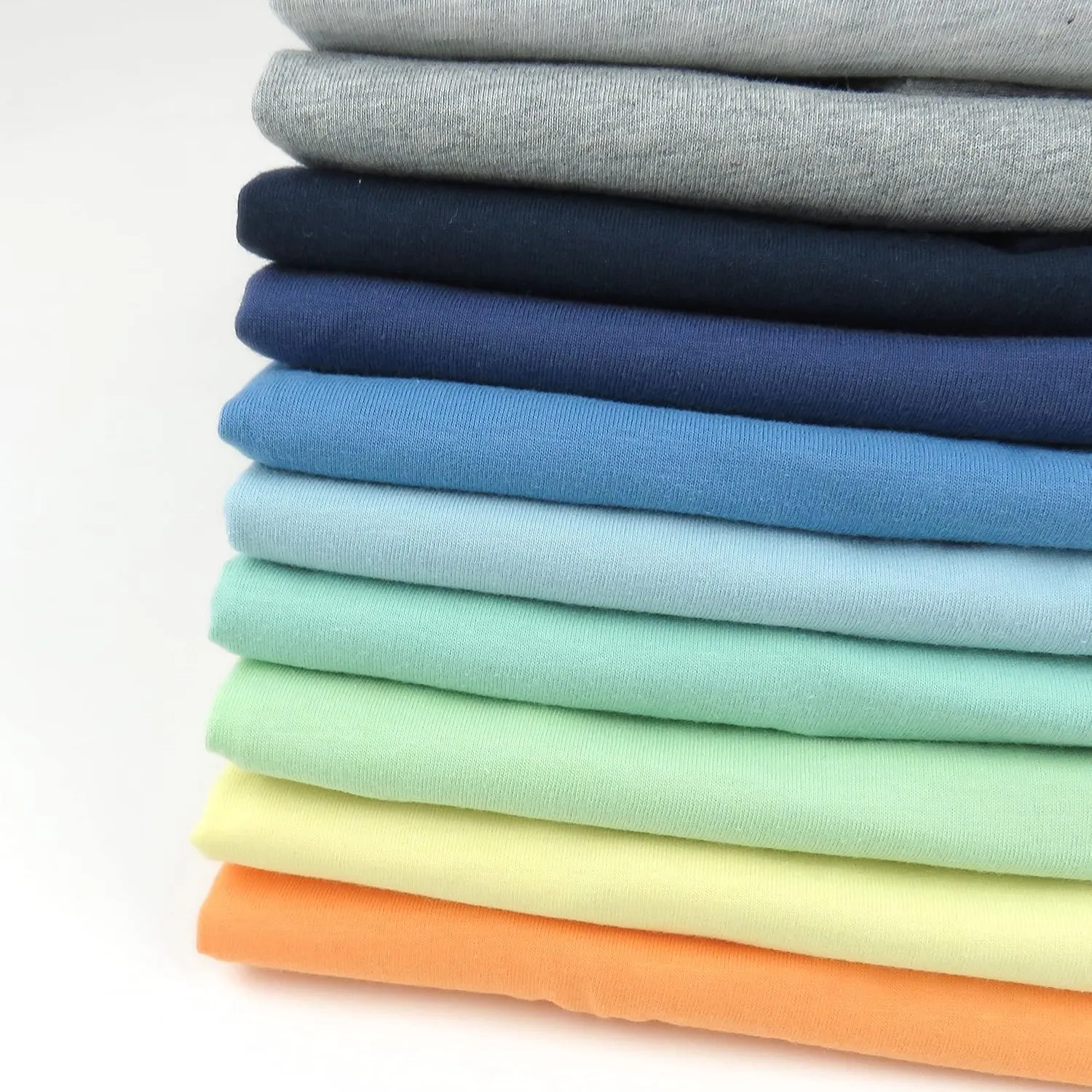 HonestBaby unisex-baby 10 Pack Long Sleeve T Shirts 100% Organic Cotton for Toddler, Boys, Girls