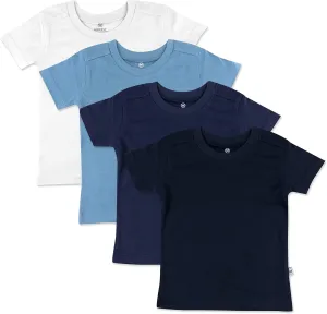 HonestBaby Variety Short Sleeve T-shirts 100% Organic Cotton Baby, Toddler, Little Kids Boys, Girls, Unisex