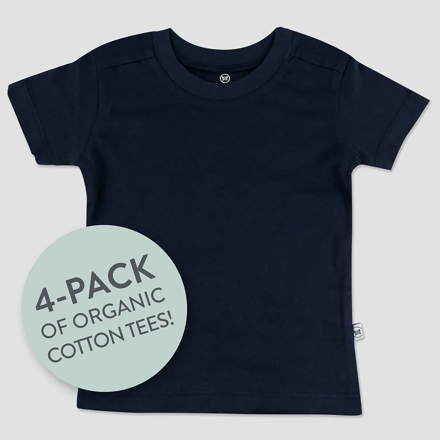 HonestBaby Variety Short Sleeve T-shirts 100% Organic Cotton Baby, Toddler, Little Kids Boys, Girls, Unisex