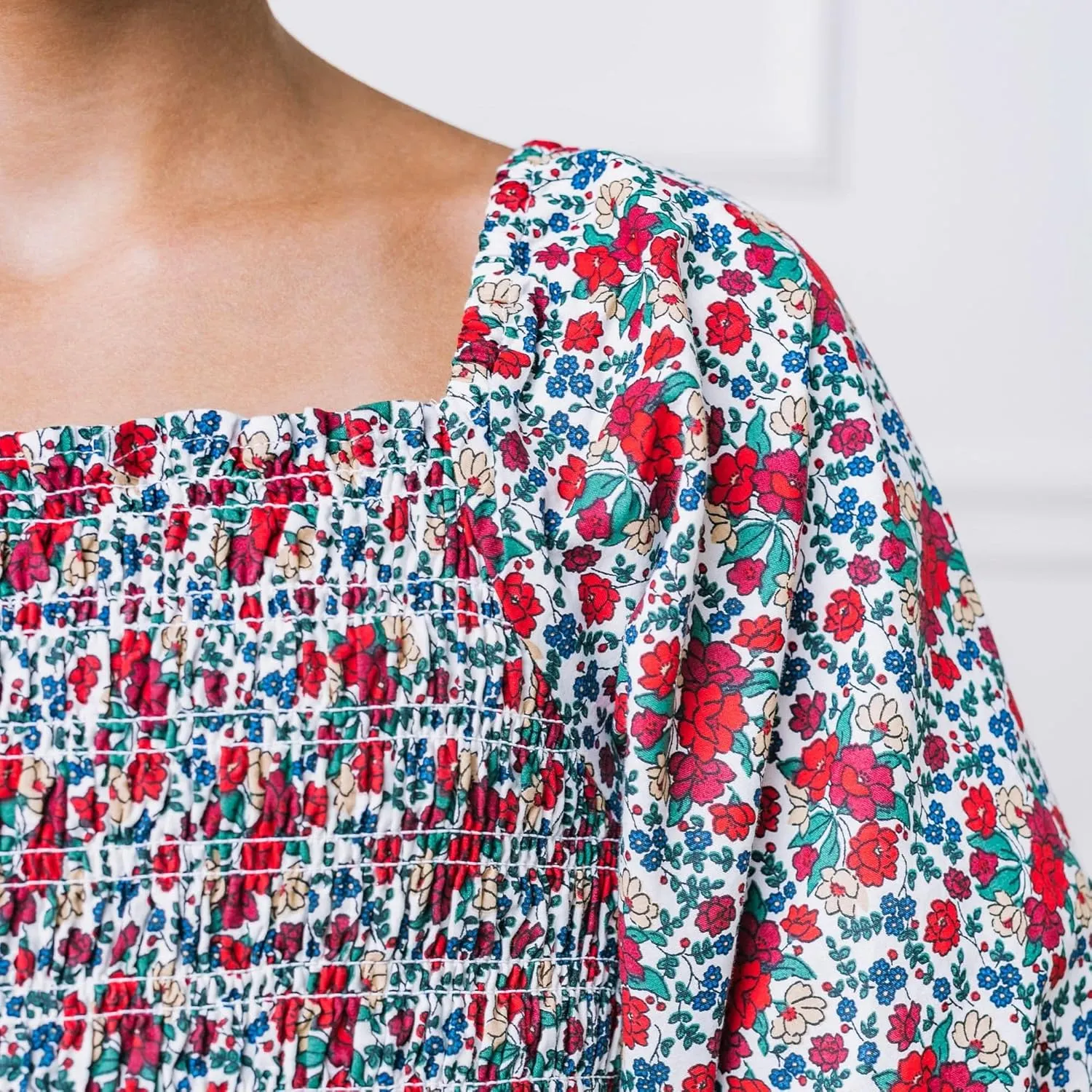 Hope & Henry Girls' Eyelet Shift Dress