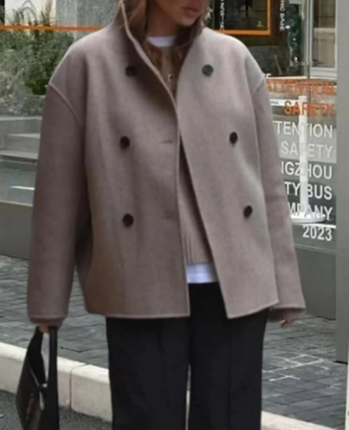 HOTIAN Women Long Sleeve Cardigan Sweater Open Front Cropped Jackets 2024 Fall winter Outwear