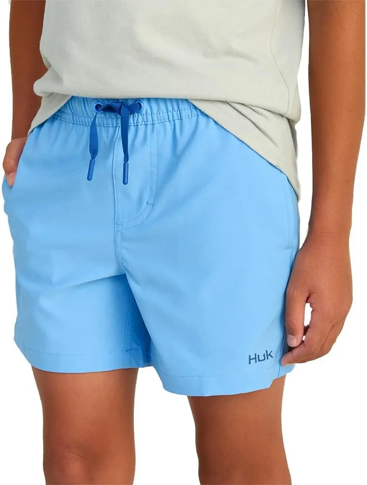 HUK Boys' Pursuit Volley, Quick-Dry Fishing Shorts for Kids
