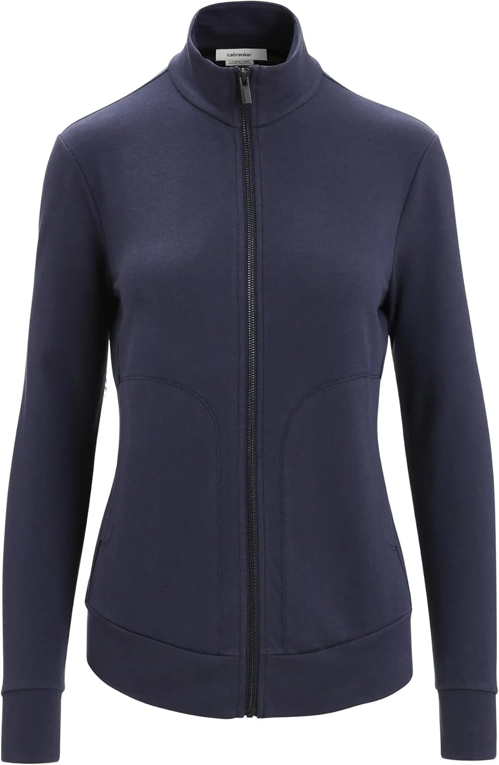 Icebreaker Merino Women's Central Long Sleeve Full-Zip Casual Wool Lounge Sweatshirt