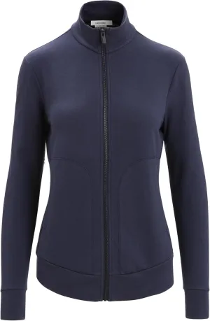 Icebreaker Merino Women's Central Long Sleeve Full-Zip Casual Wool Lounge Sweatshirt